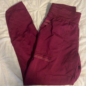 Cherokee Revolution Scrub Joggers Wine Size S